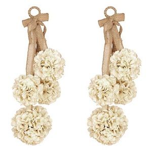 Kirkland’s Cream Hydrangea Door Swag (Set of 2)